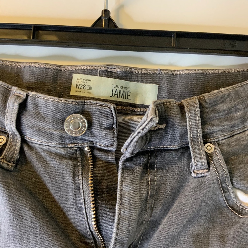 TopShop Jamie Gray Jeans